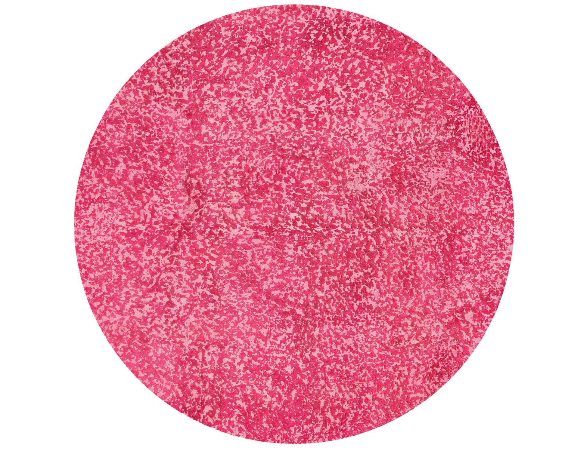 Tapis Persan vintage  rose <br/>197 x 197 cm