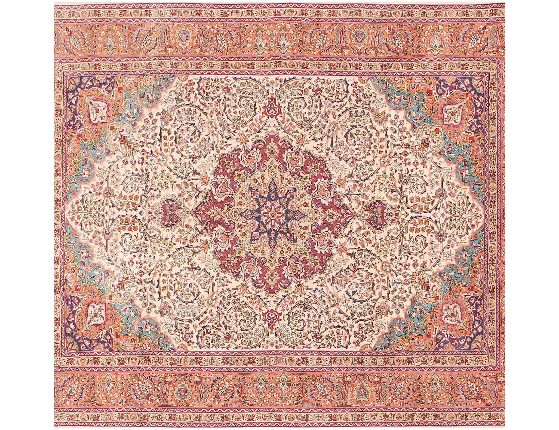  Tæppe  beige <br/>240 x 240 cm