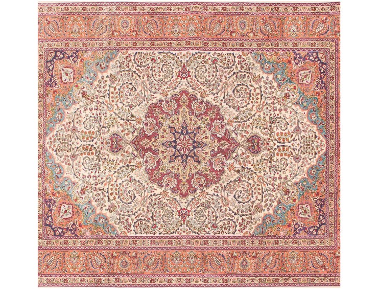Beige Persiano  Tappeto  240 x 240 cm