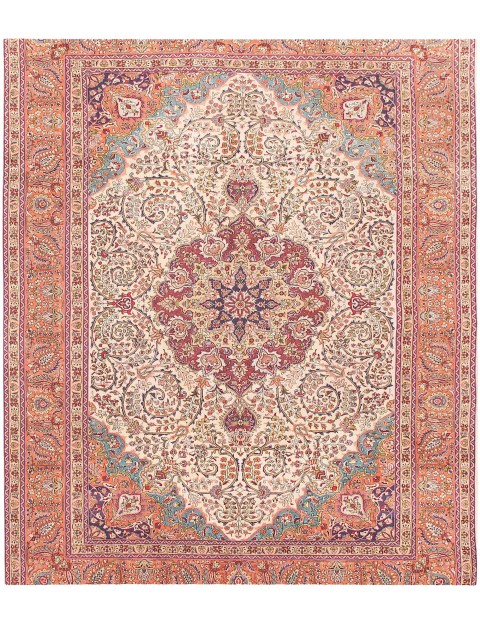 Beige Persien Teppich 295 x 240 cm