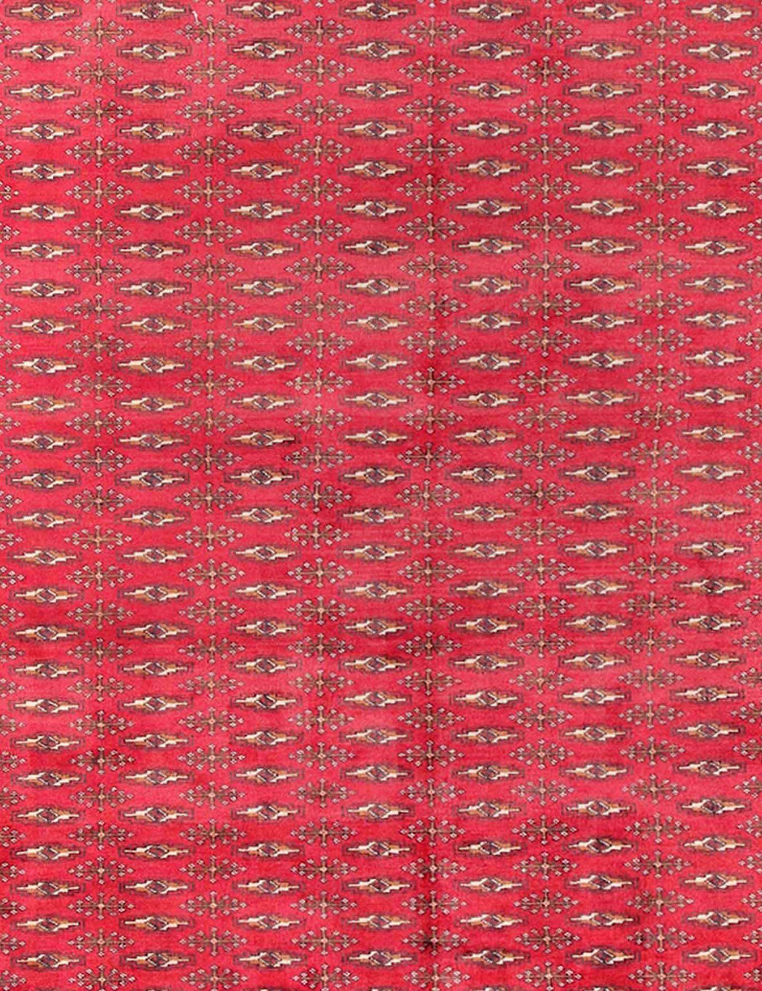  Tæppe  rød <br/>254 x 202 cm
