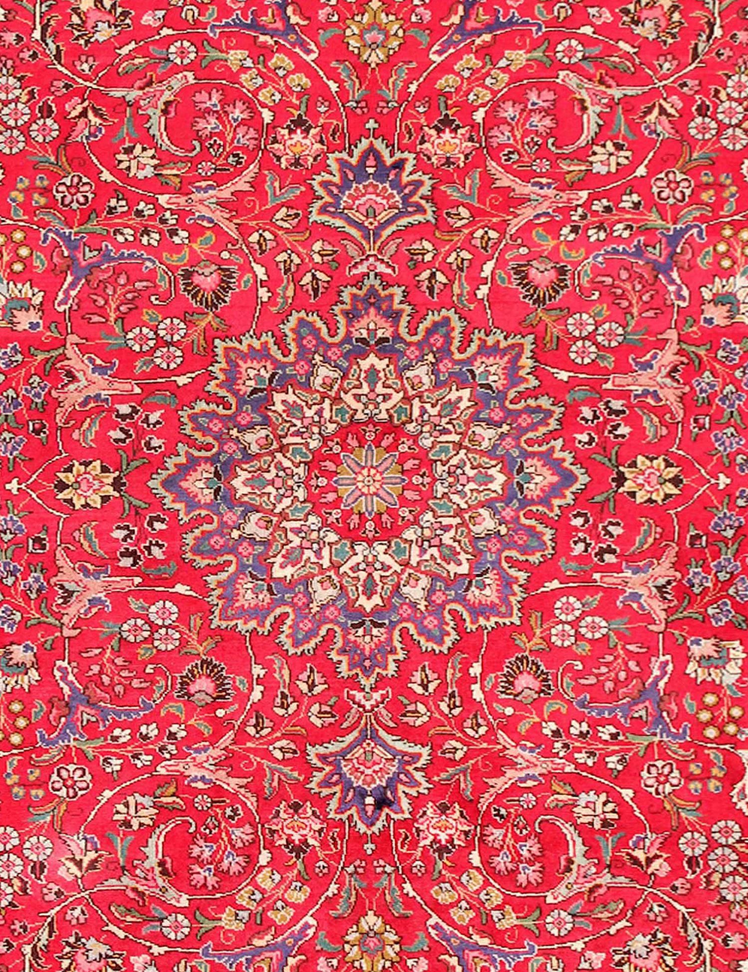  Tæppe  rød <br/>242 x 196 cm