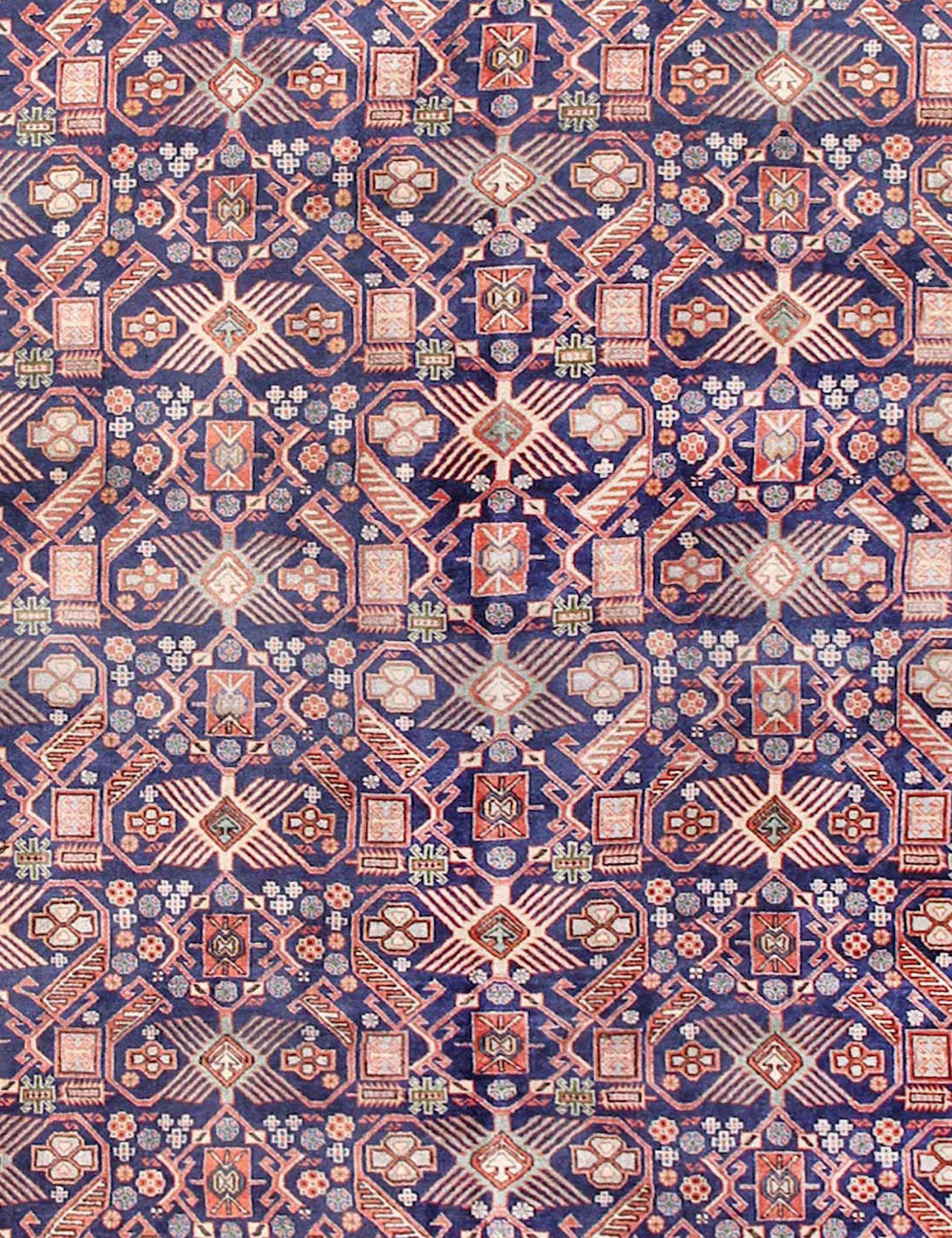 Quadrat  Teppich  blau <br/>189 x 189 cm