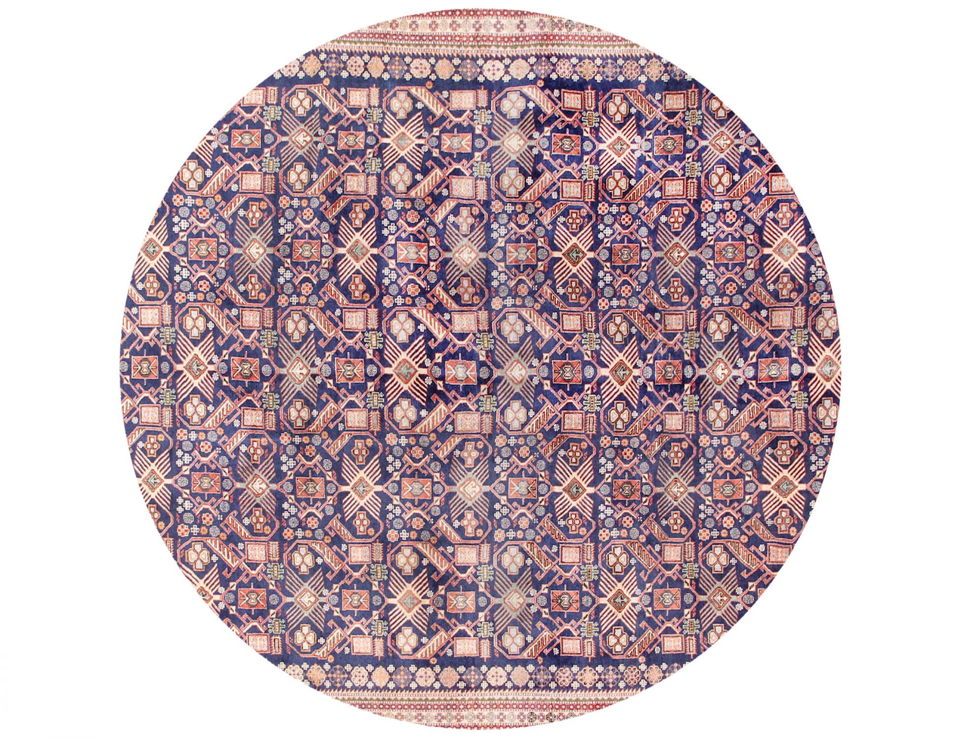 Round  Carpet  blue <br/>189 x 189 cm