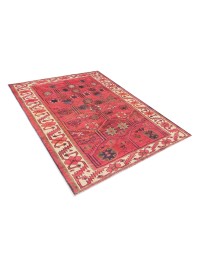 Röda Persien Qashqai Matta  193 x 153 cm