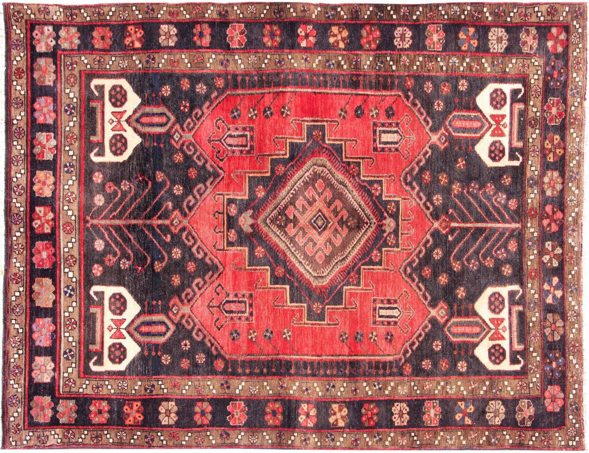 Hamadan Tappeto  blu <br/>231 x 145 cm