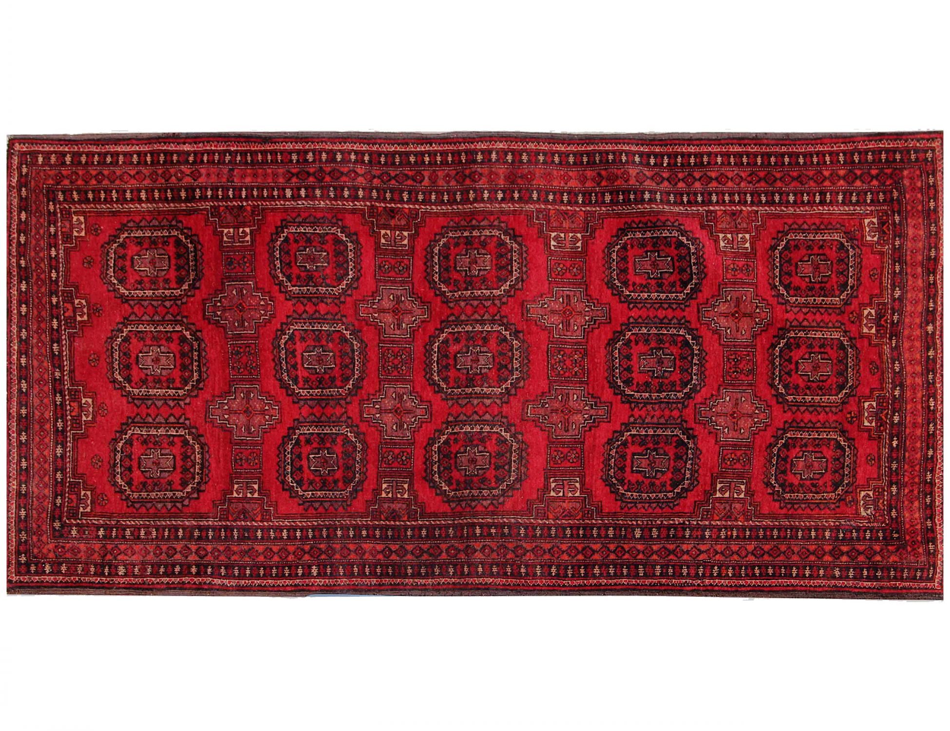 Turkman Carpet  red  <br/>170 x 100 cm
