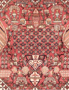 Rojo Persia Hamadan Alfombra  198 x 141 cm