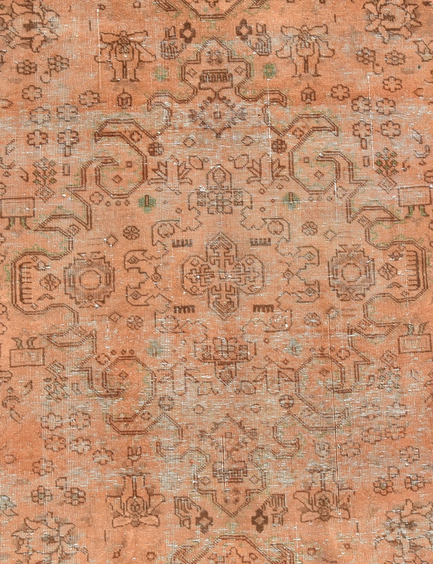Tappeto vintage persiano  arancione <br/>164 x 164 cm