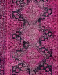 Purper Perzië Perzisch Vintage Tapijt 162 x 154 cm - view 3