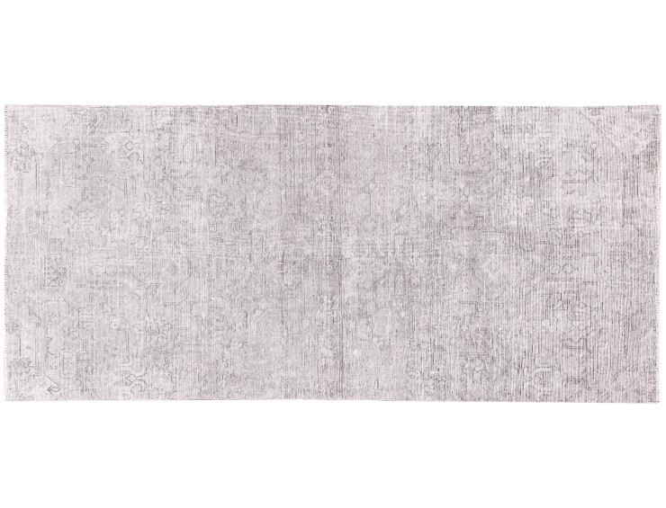 Grå Persien Persisk vintage matta  290 x 132 cm