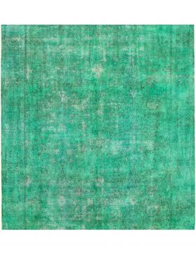 Persialaiset vintage matot 280 x 280 vihreä
