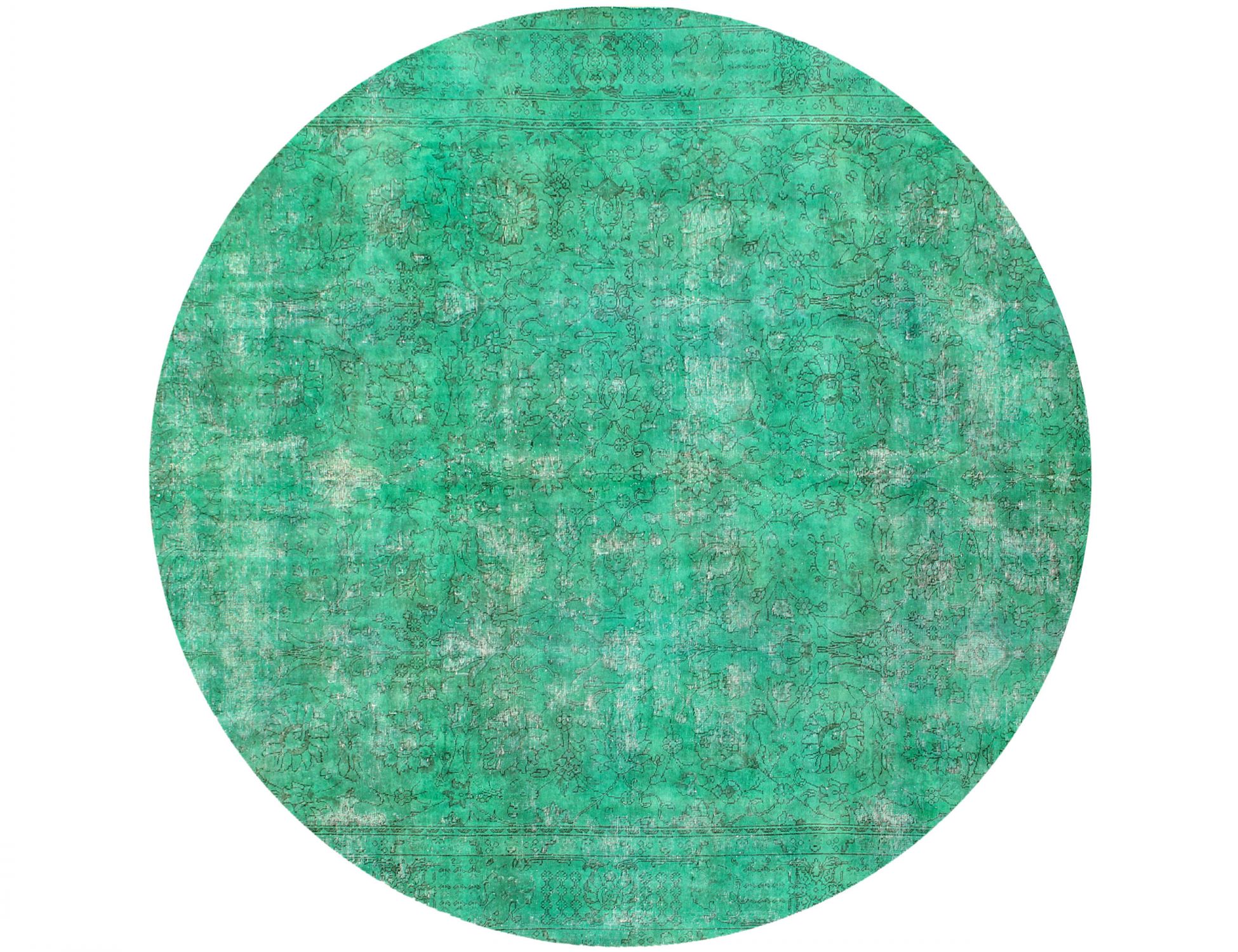 Tappeto vintage persiano  verde <br/>280 x 280 cm
