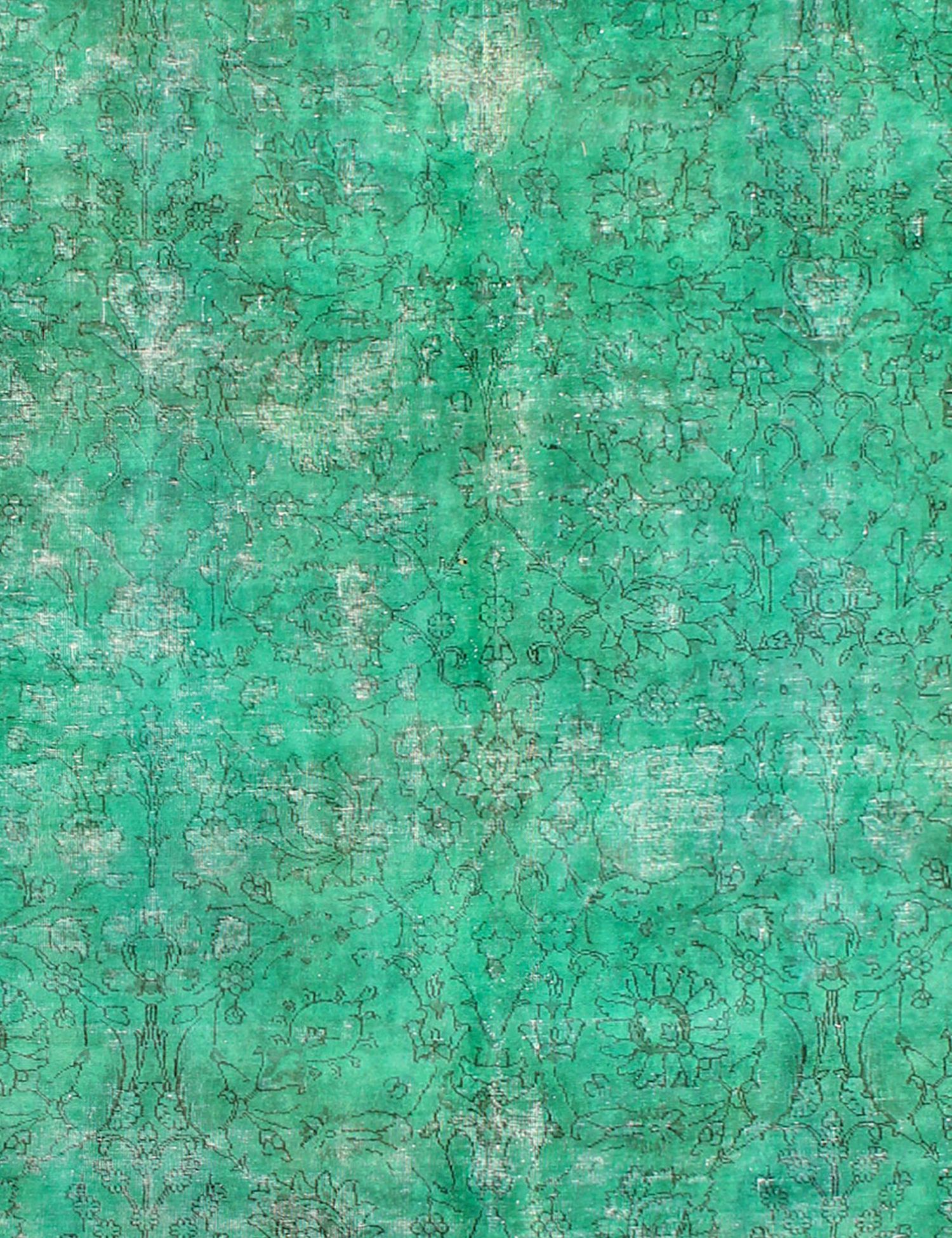 Persischer Vintage Teppich  grün <br/>320 x 280 cm