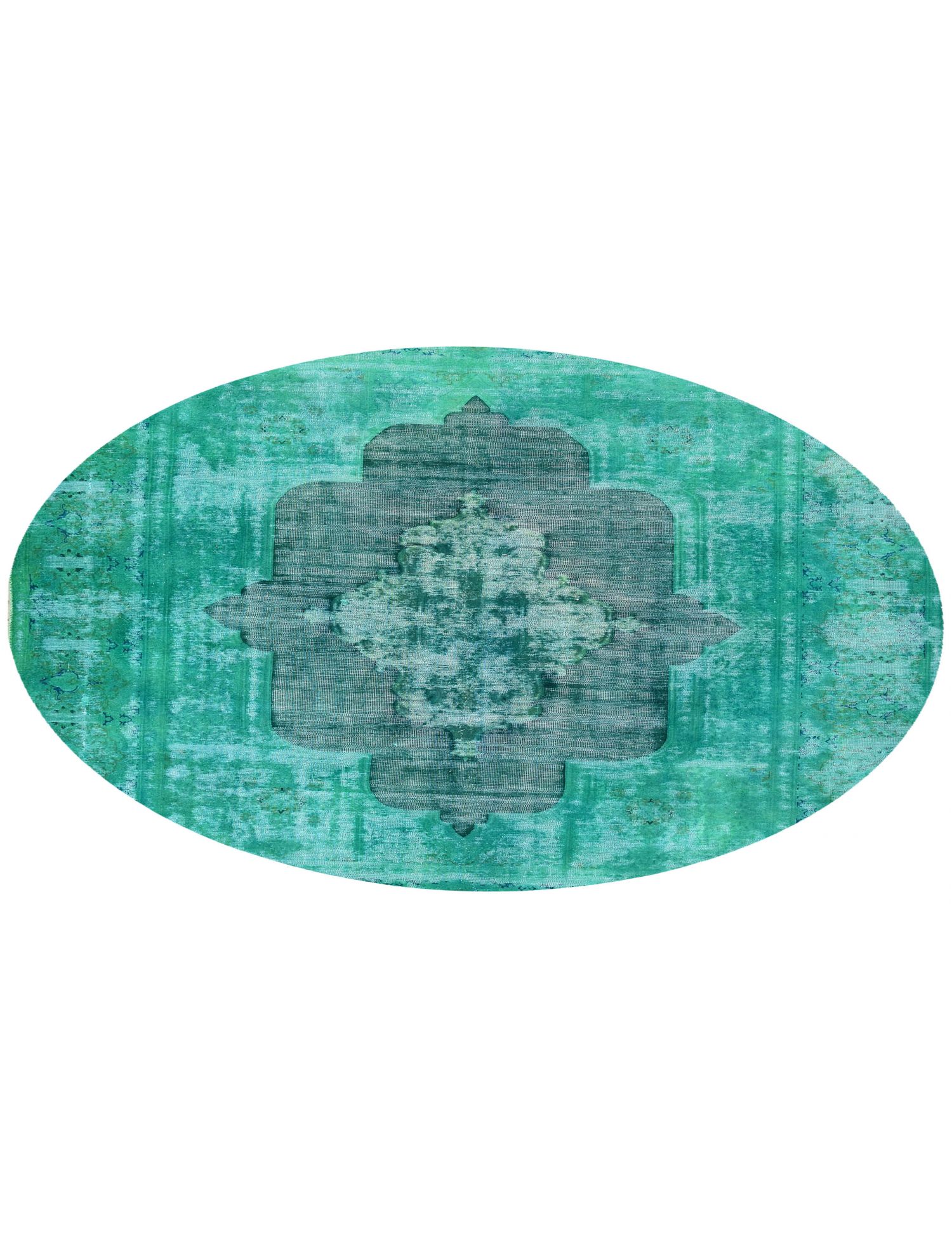 Persisk Vintagetæppe  grøn <br/>280 x 280 cm
