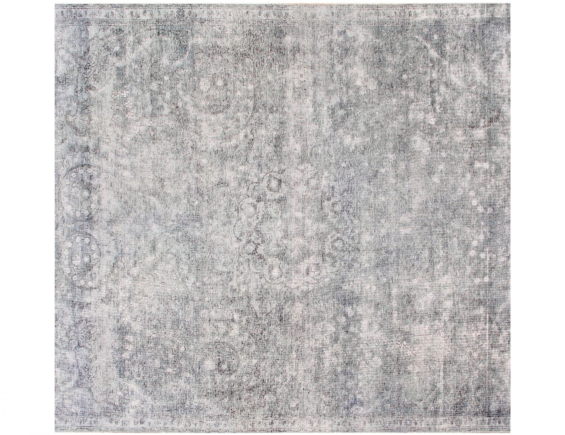 Persisk vintage matta  turkos <br/>216 x 216 cm