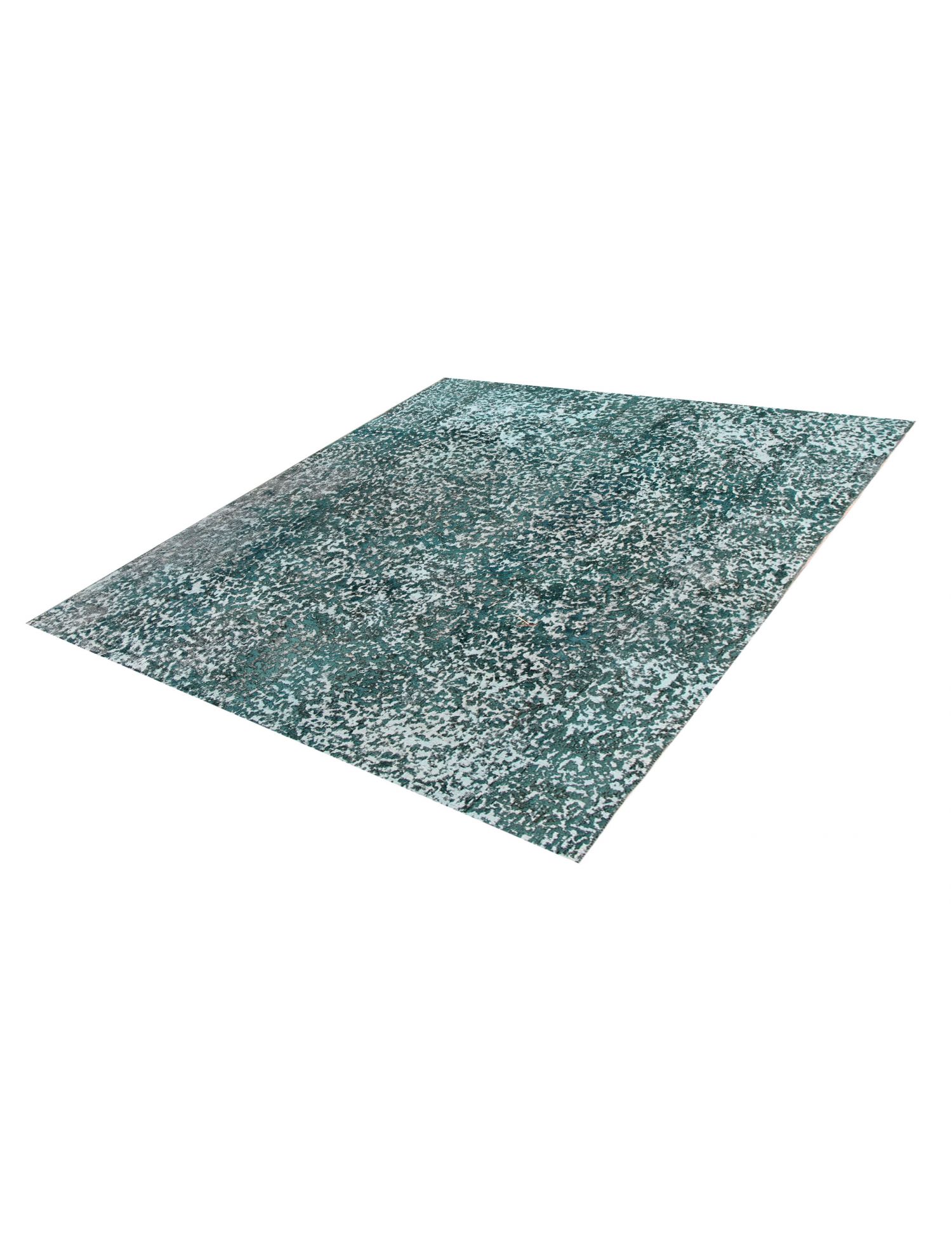 Quadrat  Vintage Teppich  grün <br/>209 x 209 cm