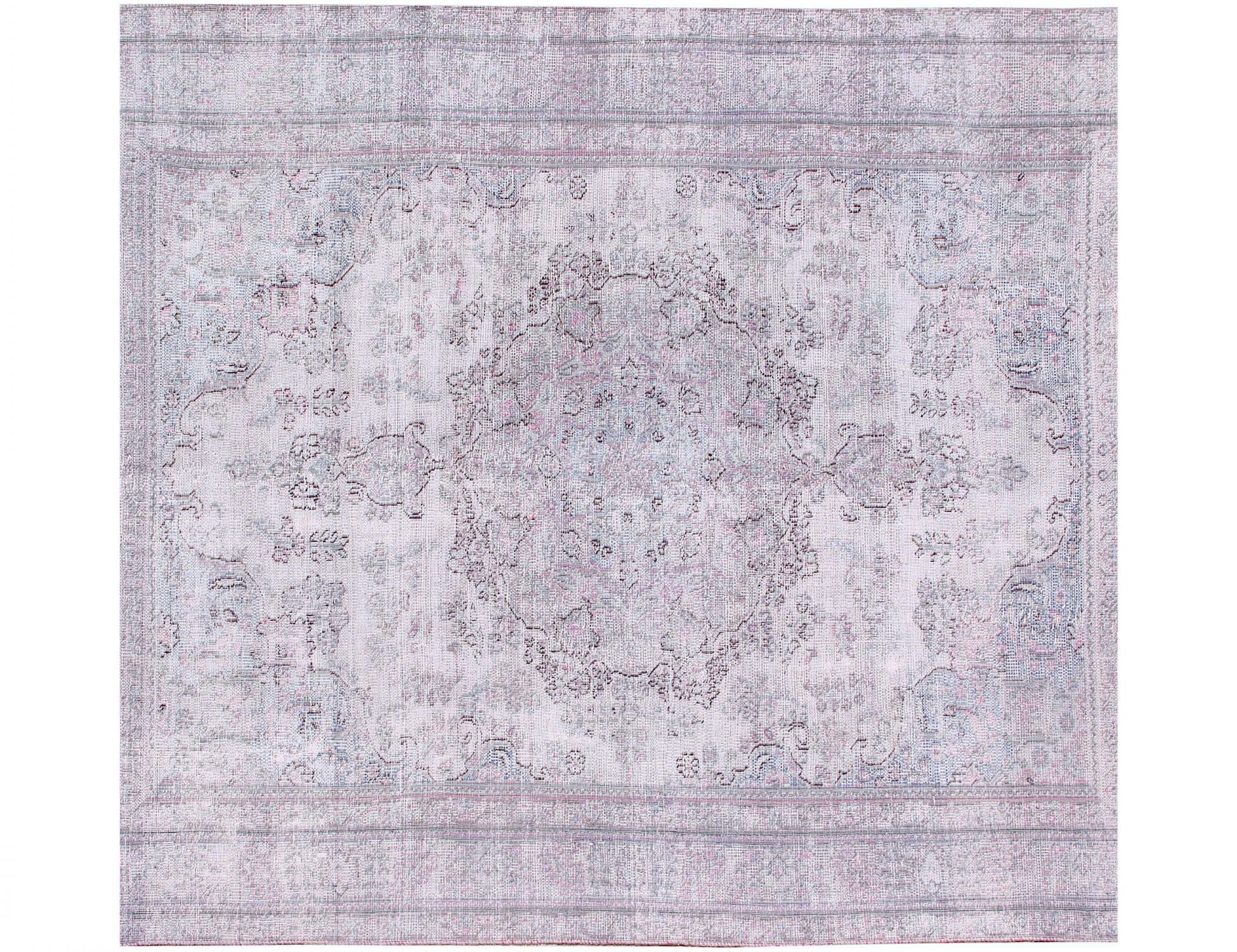 Persisk Vintagetæppe  grå <br/>192 x 192 cm