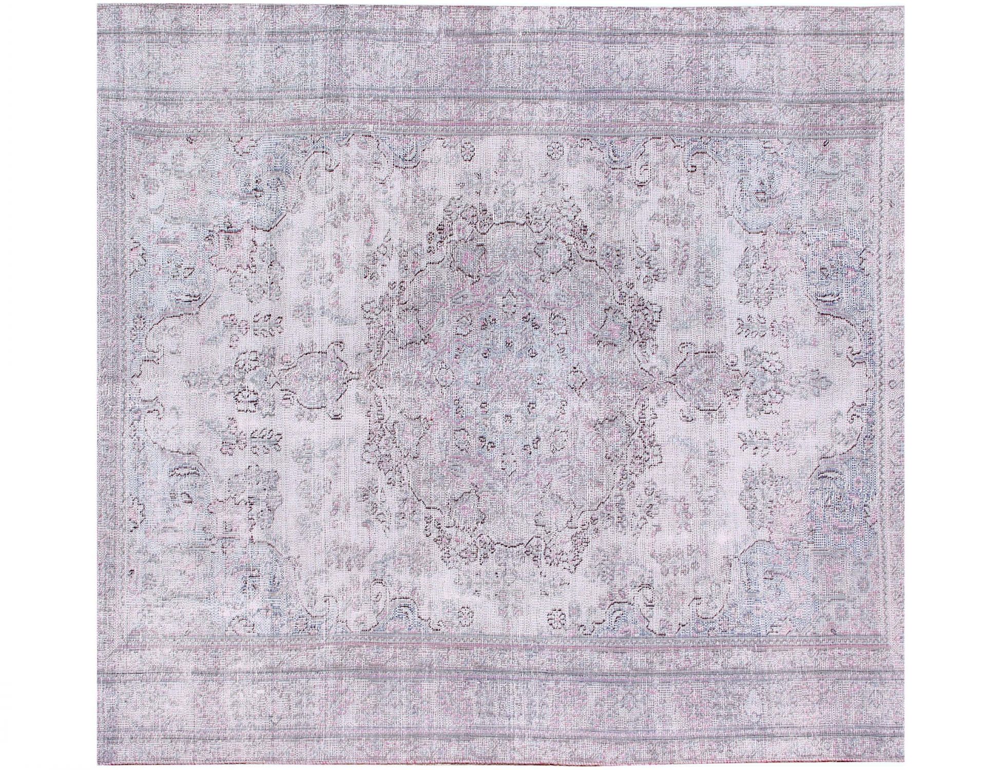 Tappeto vintage persiano  grigo <br/>192 x 192 cm