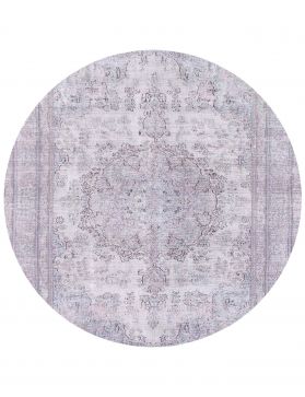 Persisk vintage teppe 192 x 192 grå