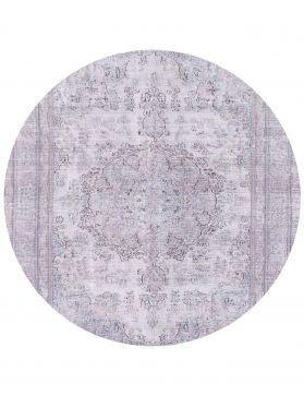 Alfombra persa vintage 192 x 192 gris