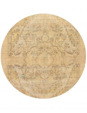 Persialaiset vintage matot 163 x 163 keltainen
