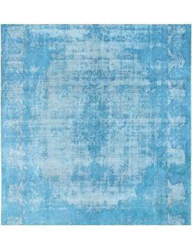 Persischer Vintage Teppich 282 x 282 blau