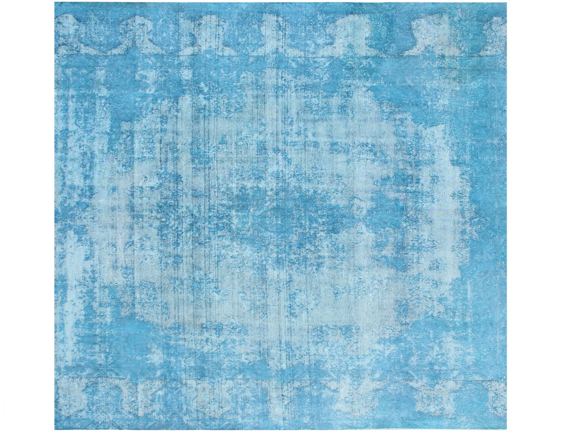Persisk Vintagetæppe  blå <br/>282 x 282 cm
