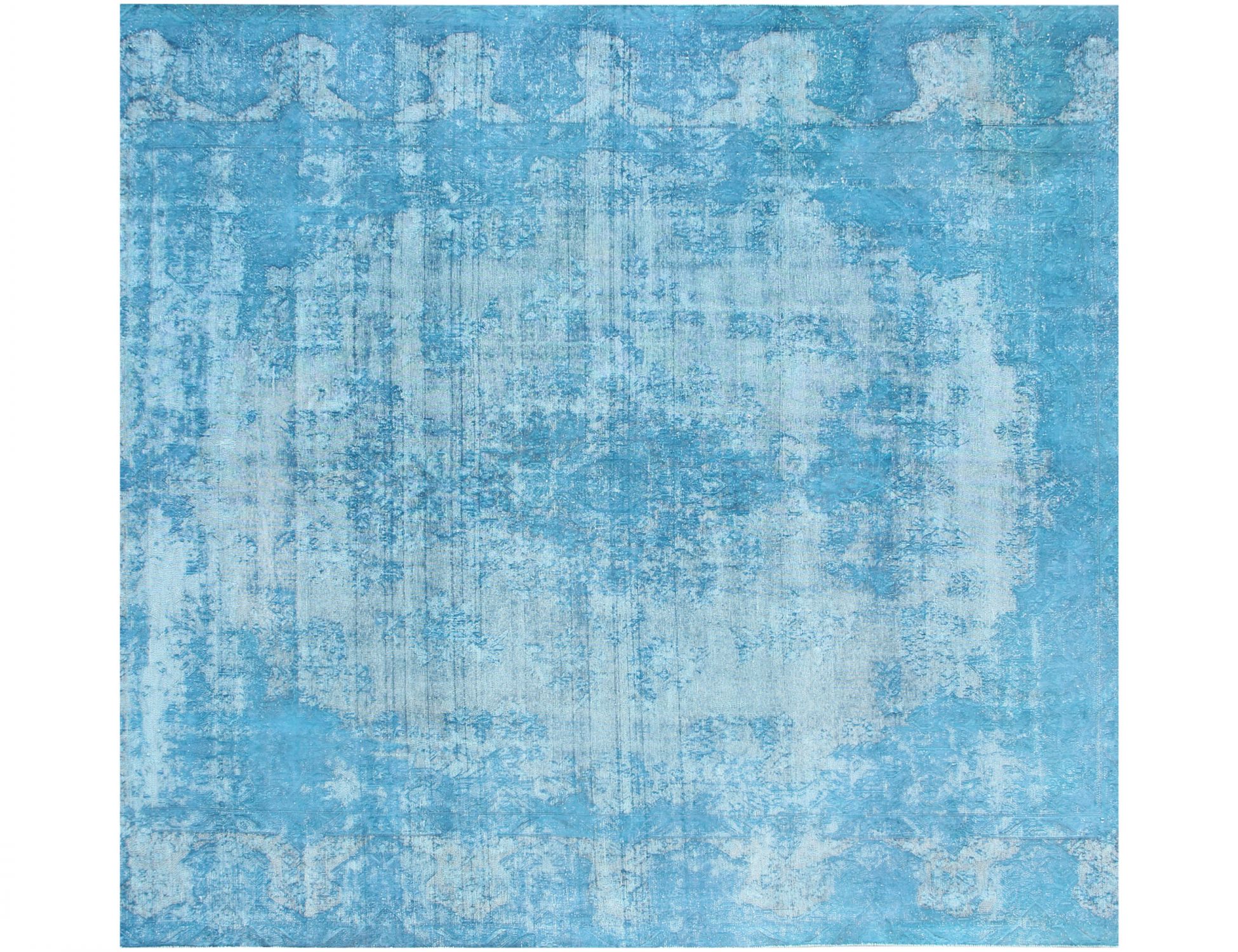 Tappeto vintage persiano  blu <br/>282 x 282 cm