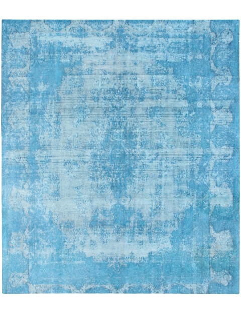 Blau Persien Persischer Vintage Teppich 350 x 282 cm