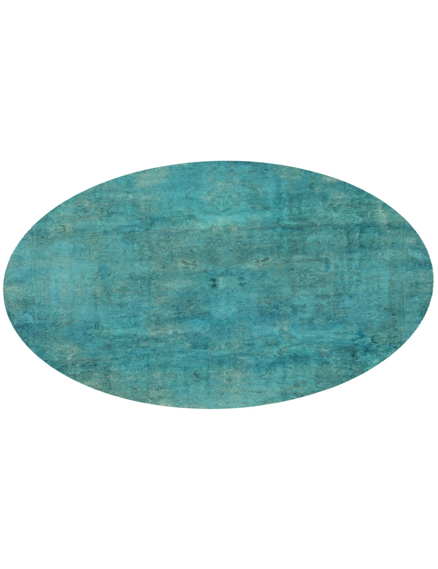 Tapis Persan vintage  turquoise <br/>270 x 270 cm