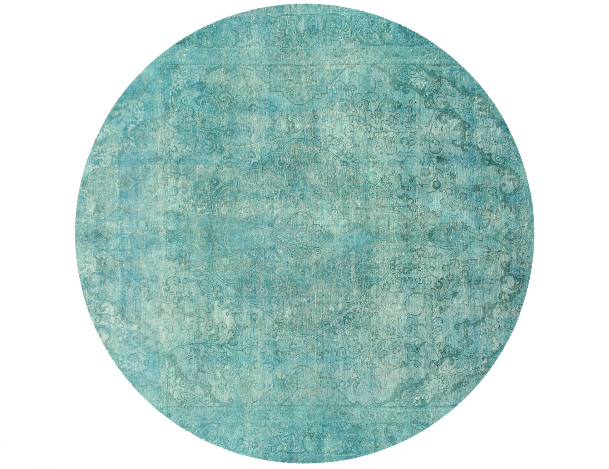 Persialaiset vintage matot  turkoosi <br/>285 x 285 cm