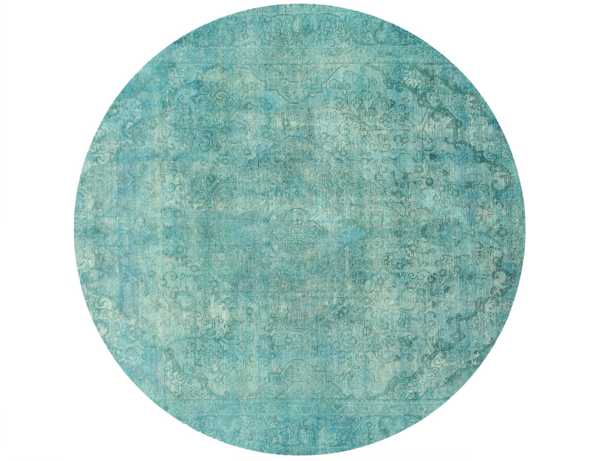 Tappeto vintage persiano  turchese <br/>285 x 285 cm