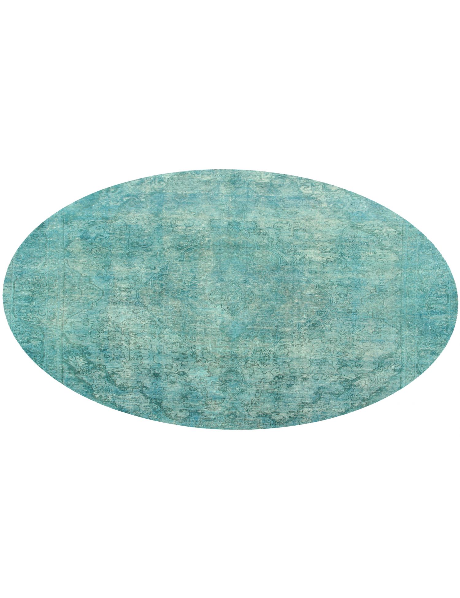 Tapis Persan vintage  turquoise <br/>285 x 285 cm