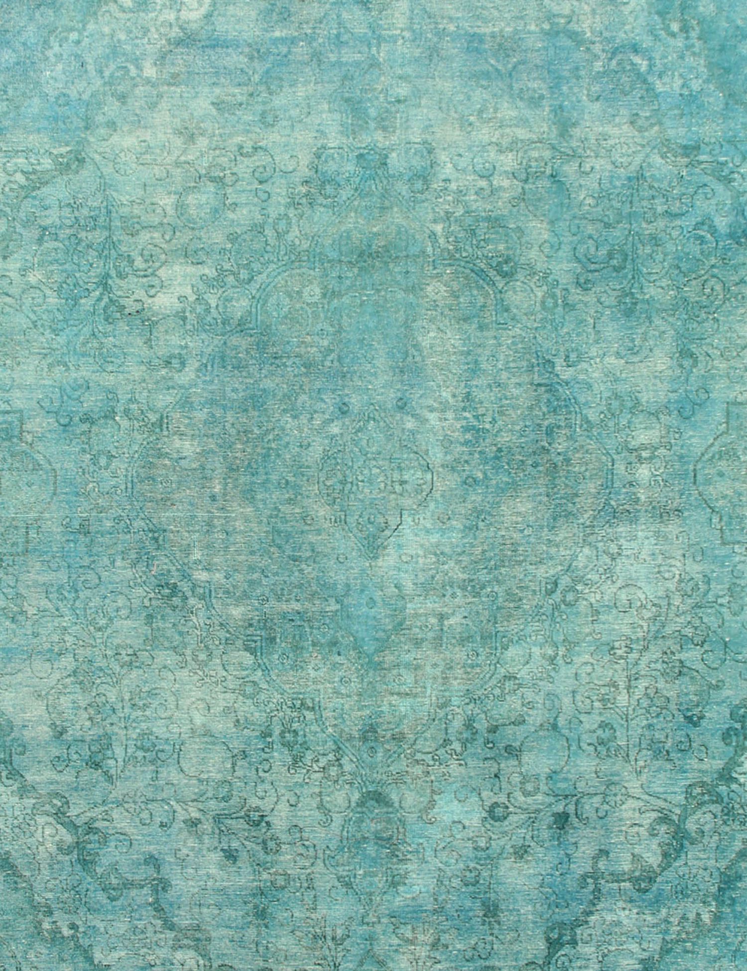 Quadrat  Vintage Teppich  türkis <br/>285 x 285 cm