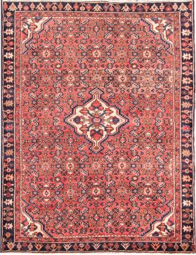 Hamadan Alfombra 200 x 146 rojo