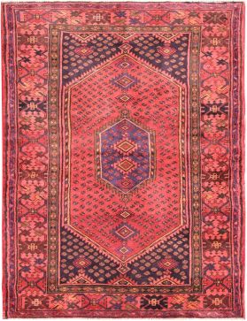 Hamadan Tapis 205 x 127 rouge