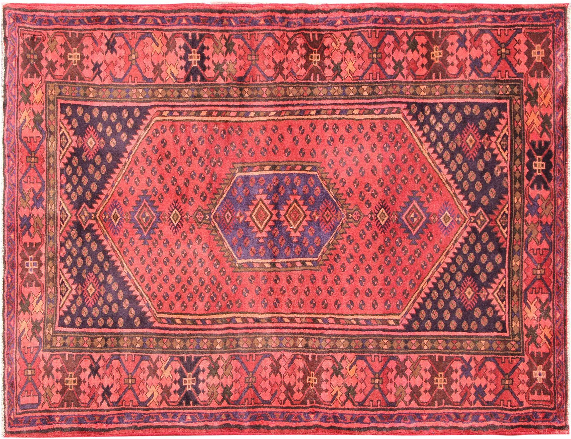 Hamadan Alfombra  rojo <br/>205 x 127 cm
