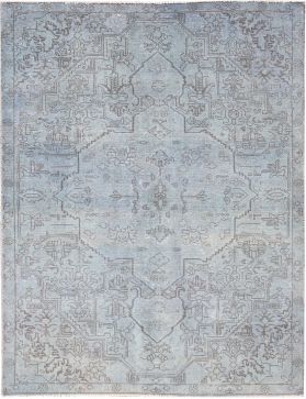 Persischer Vintage Teppich 245 x 140 grün