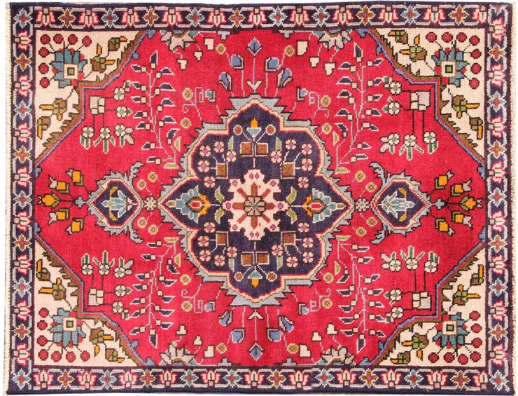 Rot Persien Hamadan Teppich 154 x 97 cm