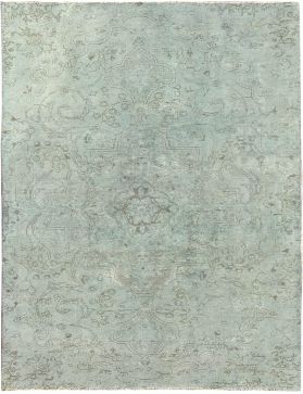 Alfombra persa vintage 215 x 144 verde