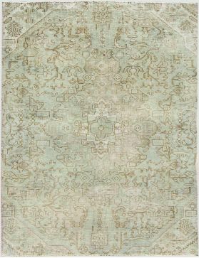 Tapis Persan vintage 212 x 128 vert