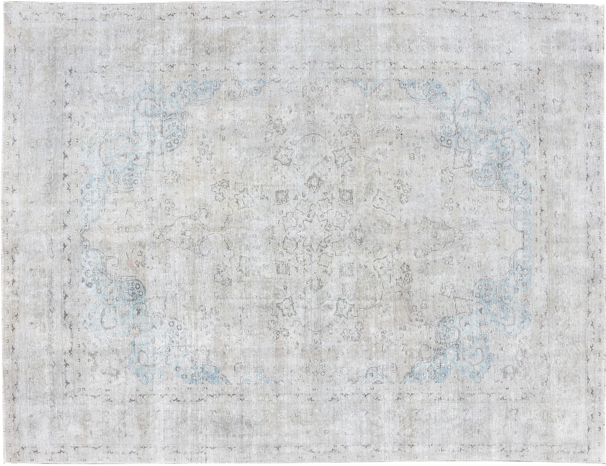 Persisk vintage matta  grå <br/>393 x 292 cm