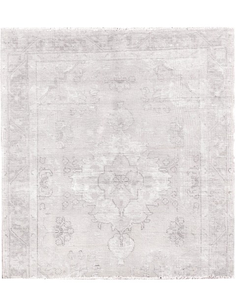 Grau Persien Persischer Vintage Teppich 145 x 138 cm