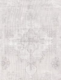 Grå Persien Persisk Vintagetæppe 145 x 138 cm - view 3