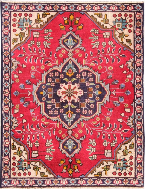 Rot Persien Hamadan Teppich  154 x 97 cm
