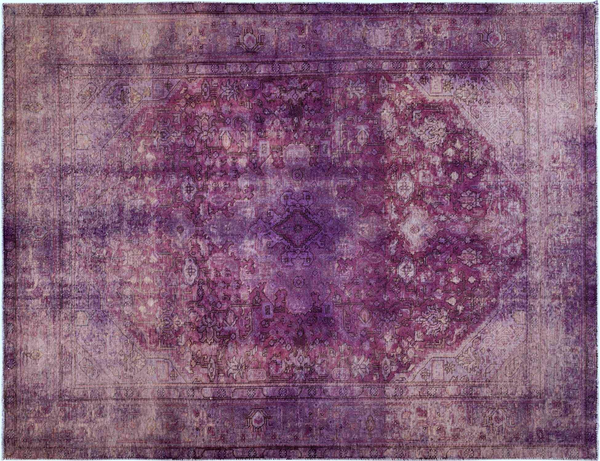 Tappeto vintage persiano  viola <br/>280 x 195 cm