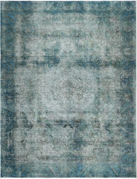 Persischer Vintage Teppich 310 x 190 blau