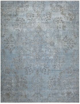 Tappeto vintage persiano 285 x 222 blu
