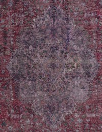 Lila Persien Vintage Matta  294 x 224 cm